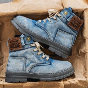 DENIM HIKER SHOES